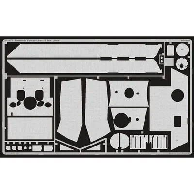 EDUARD 35978 1/35 Zimmerit Panther Ausf.A late FOR
