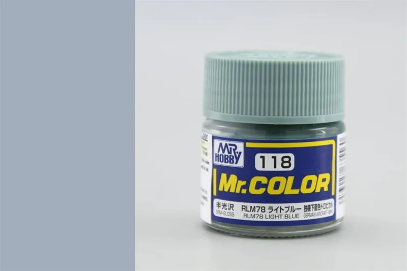 Gunze C118 10 ml. RLM78 Light Blue, Mr.Color Serisi Maket Boyası