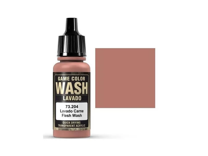 Vallejo 73204 17 ml. Flesh Wash, Game Color Serisi Model Boyası