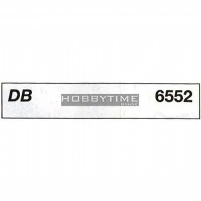 6552 1/87 ICE HIZLI TRENLER İÇİN DB LOGOLU ÇIKARTM