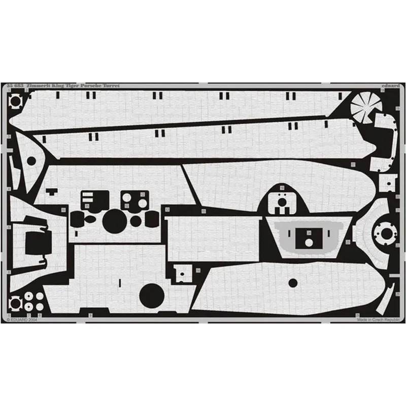 EDUARD 35683 1/35 Zimmerit King Tiger Porsche FOR