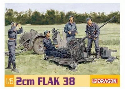 Dragon 75004 1/6 2cm FlaK 38 Uçaksavar Topu Maketi