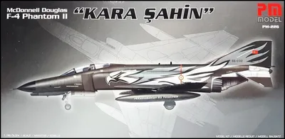 PM Model 226 1/96 F-4 Phantom II ( Kara Şahin ) Avcı-Bombardıman Uçağı Demonte Plastik Maketi