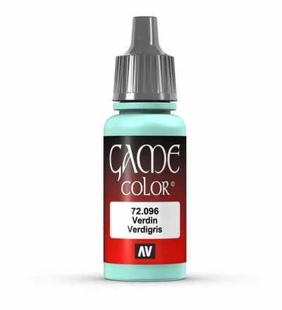 Vallejo 72096 17 ml. Verdigris, Game Color Serisi Model Boyası