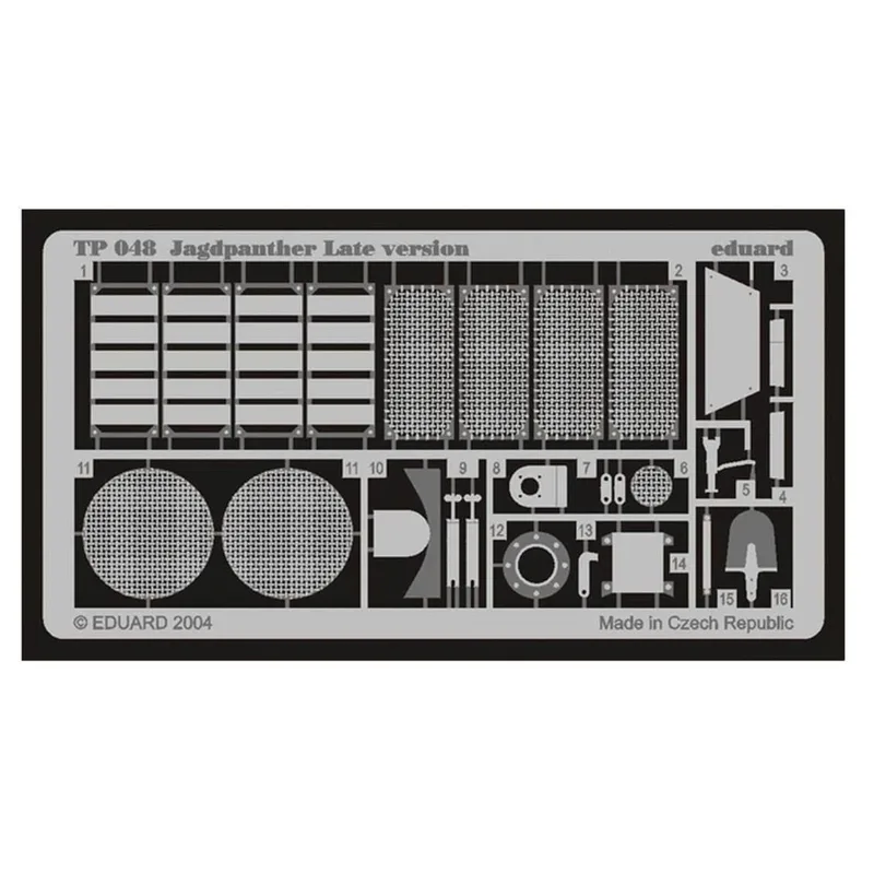 EDUARD TP048 1/35 Jagdpanther late vers. FOR TAMIY