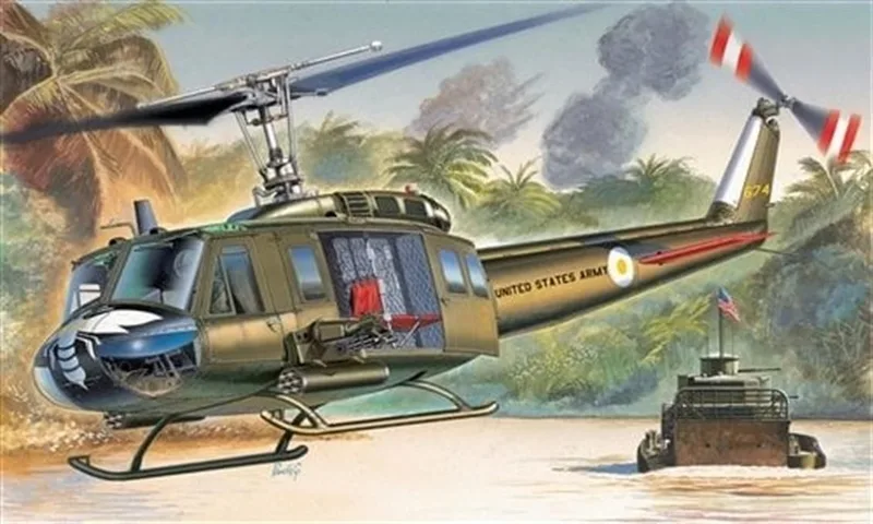 Italeri 1247S 1/72 UH-1D Iroquois Helikopter Demonte Plastik Maketi