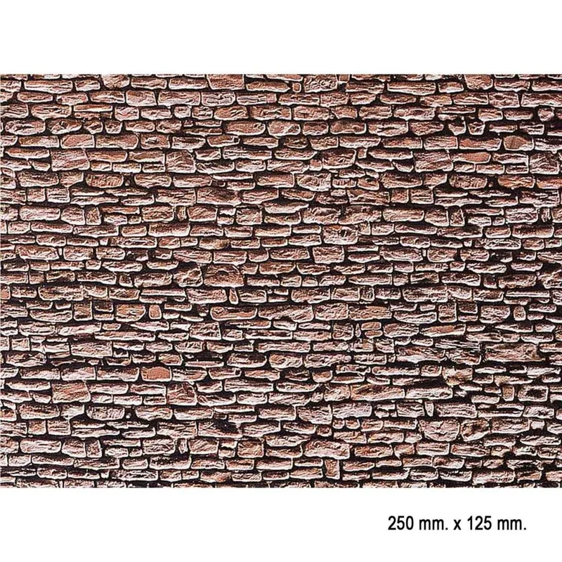 Faller 170618 1/87 Arduvaz Taş Duvarı Desenli Dekor Levhası - 25 X 12,5 Cm.