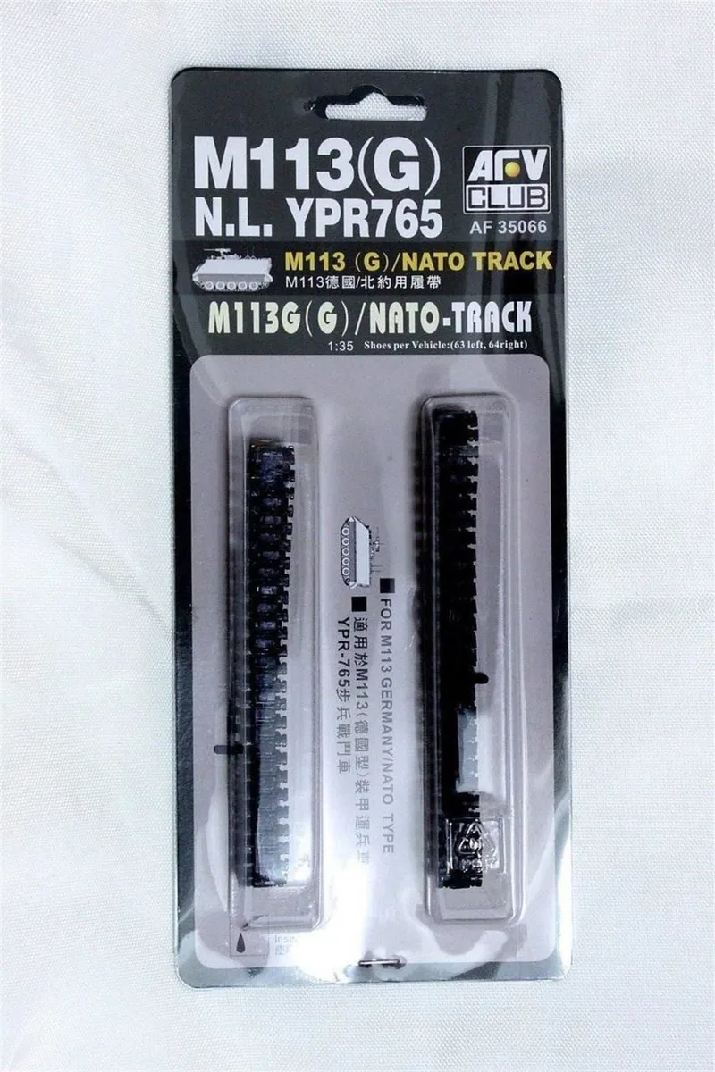 AFV Club AF35066 1/35 M113(GERMAN) / YPR765 / NATO TRACK-L6 Palet Seti Demonte Plastik Maketi