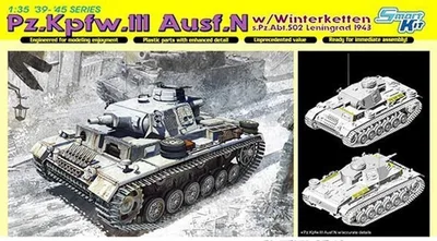 6606 1/35 PZ.KPFW.III AUSF.N S.PZ.ABT.502 - PLAST