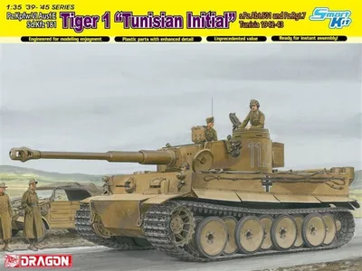 Dragon 6608 1/35 Ölçek Tiger-1 Tankı Plastik Model Kiti