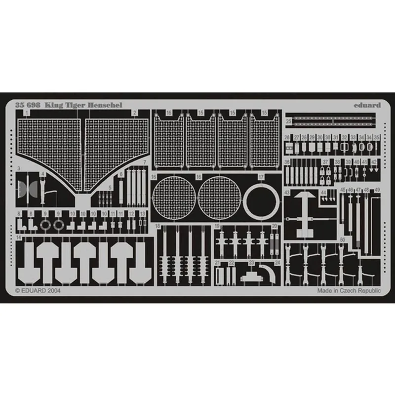 EDUARD 35698 1/35 King Tiger Henschel FOR DRAGON M