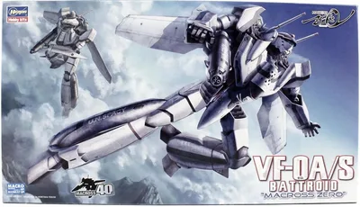 Hasegawa 20 65720 1/72 Ölçek VF-0A/S Battroid (Macross Zero), Macross-Robotech TV Serisi, Bilim Kurgu Plastik Model Kiti