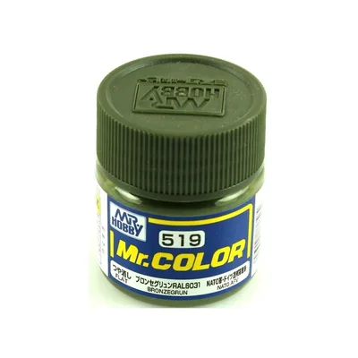 Gunze C519 10 ml. Bronzegrün, Mr.Color Serisi Maket Boyası