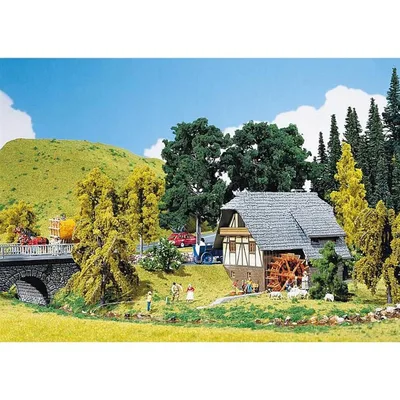 Faller 130387 1/87 Küçük Orman Evi Demonte Plastik Maketi