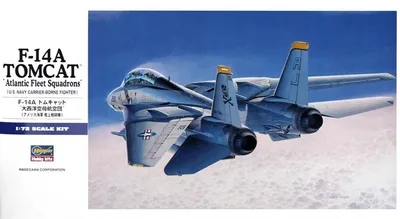 Hasegawa E14 00544 1/72 Ölçek F-14A Tomcat (Atlantic F.S.) Savaş Uçağı Plastik Model Kiti