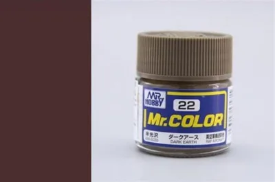 Gunze C022 10 ml. Dark Earth, Mr.Color Serisi Maket Boyası