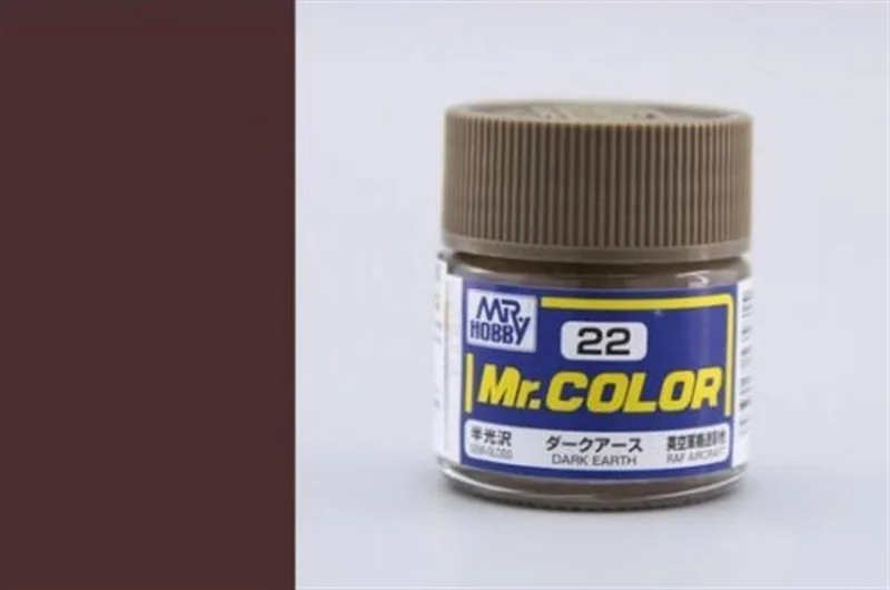 Gunze C022 10 ml. Dark Earth, Mr.Color Serisi Maket Boyası