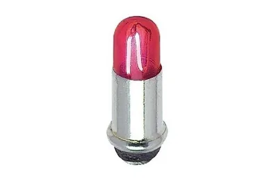 6532 AMPUL-KIRMIZI-3 MM. ŞAPKALI GÖVDELİ