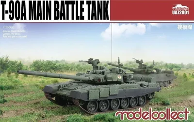 UA72001 1/72 T-90A Main Battle Tank (welded turret