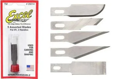 20014 BIÇAK UCLARI-KARIŞIK -5 LI PAKET