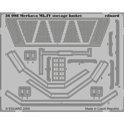 36098 1/35 MERKAVA MK.IV STOWAGE BASKET - STD.PHOT