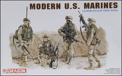 Dragon 3027 1/35 Ölçek Modern ABD Deniz Piyadeleri Asker Figürleri Plastik Model Kiti