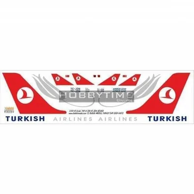Babibi DAT01072 1/144 Thy, Airbus A340, Adana, Dekal Çıkartma