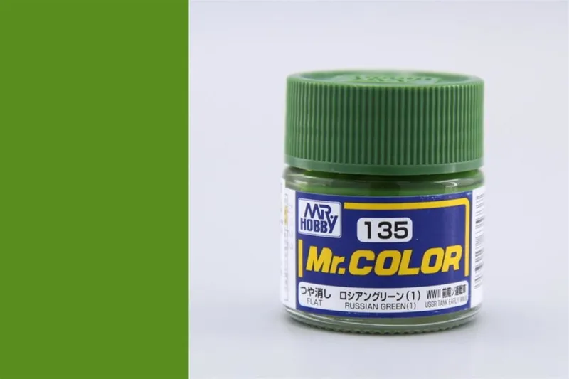 Gunze C135 10 ml. Russian Green (1), Mr.Color Serisi Maket Boyası