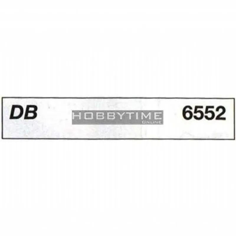 6552 1/87 ICE HIZLI TRENLER İÇİN DB LOGOLU ÇIKARTM