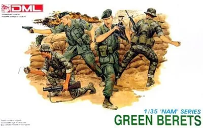 Dragon 3309 1/35 Ölçek Yeşil Bereliler Asker Figürleri Plastik Model Kiti