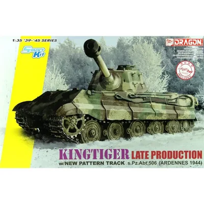 Dragon 6900 1/35 Ölçek King Tiger s.Pz.Abt.506 (Ardennes 1944) Tankı Plastik Model Kiti