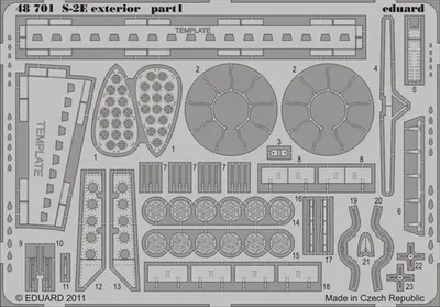 EDUARD 48701 1/48 S-2E exterior FOR KINETIC Maket
