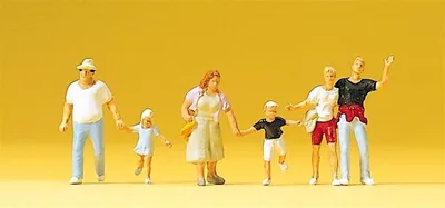 Preiser 10326 1/87 Ölçek laufende passanten Figürleri