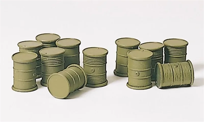 18351 1/87 METAL VARİL FİGÜRLERİ (HAKİ RENKTE)