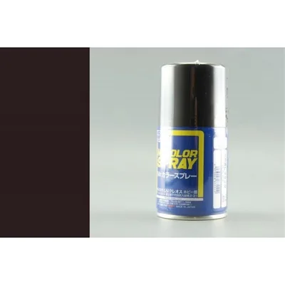 Gunze S033 100 ml. Flat Black, Sprey Mr.Color Serisi Maket Boyası