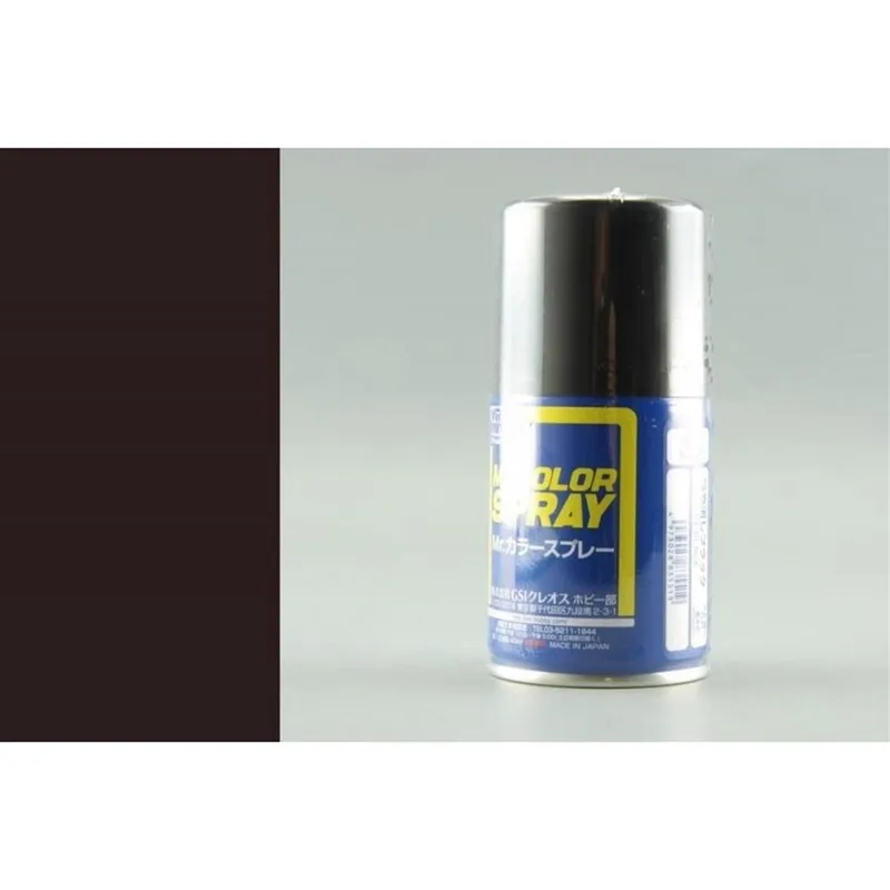 Gunze S033 100 ml. Flat Black, Sprey Mr.Color Serisi Maket Boyası