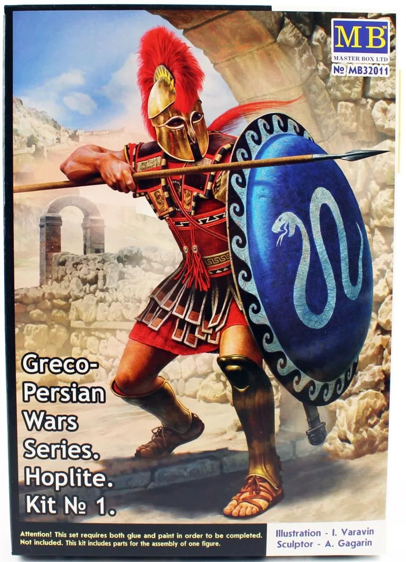 Masterbox 32011 1/32 Ölçek, Greko-Pers Savaşları Serisi, Kit.1 Hoplit, Plastik Figür Kiti