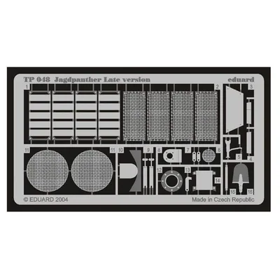 EDUARD TP048 1/35 Jagdpanther late vers. FOR TAMIY