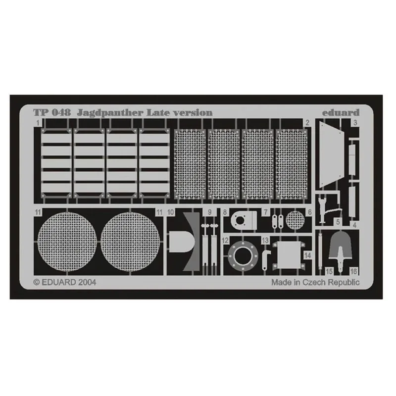 EDUARD TP048 1/35 Jagdpanther late vers. FOR TAMIY