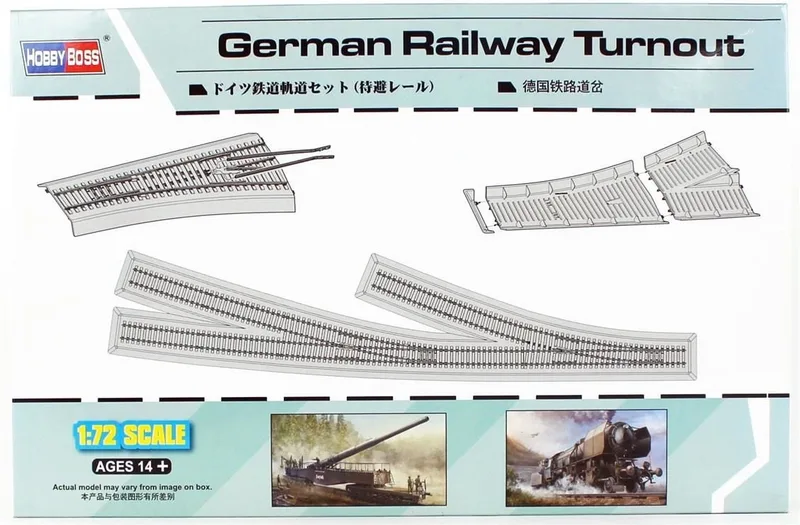 82909 1/72 GERMAN RAİLWAY TURNOUT TRACK
