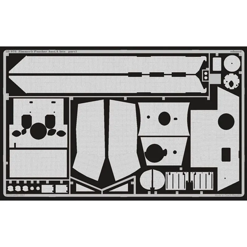 EDUARD 35978 1/35 Zimmerit Panther Ausf.A late FOR