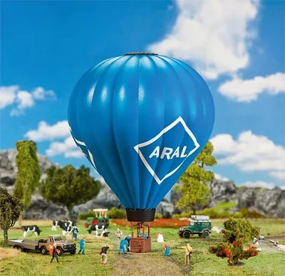 Faller 131001 1/87 Gaz Ocaklı Sıcak Hava Balonu Demonte Plastik Maketi