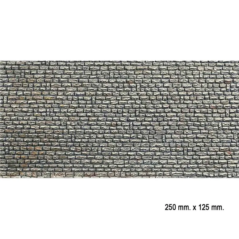 Faller 170603 1/87 DoğalTaş Duvarlı Desenli Dekor Levhası - 25 X 12,5 Cm.
