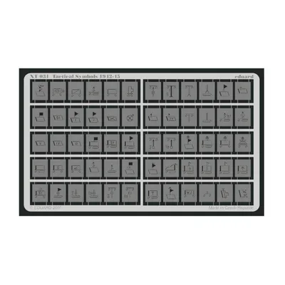 EDUARD XT031 1/35 Tactical Symbols 1942-45 Maket D