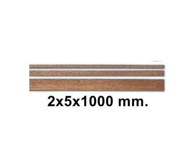 80146 AHSAP CITA- DARK BROWN SAPELLY-2X5X1000 MM-10 ADET