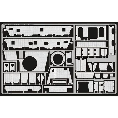 EDUARD 35902 1/35 Zimmerit Brummbär late FOR DRAGO