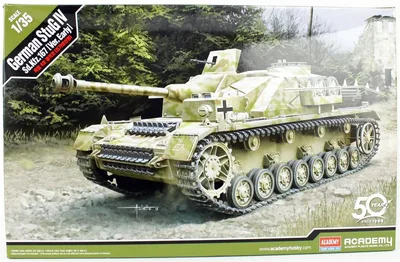 Academy 13522 1/35 Stug. IV Sd.Kfz. 167 Erken Dönem Tankı Demonte Plastik Maketi