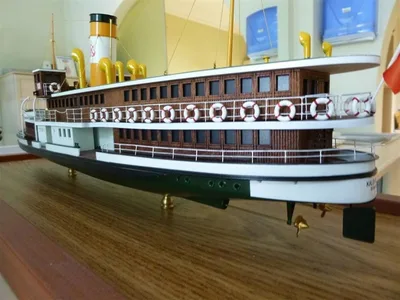 Tersane Model 007 1/100 Şehir Hatları Vapuru, 67 Kalender, Demonte Ahşap Tekne Kiti