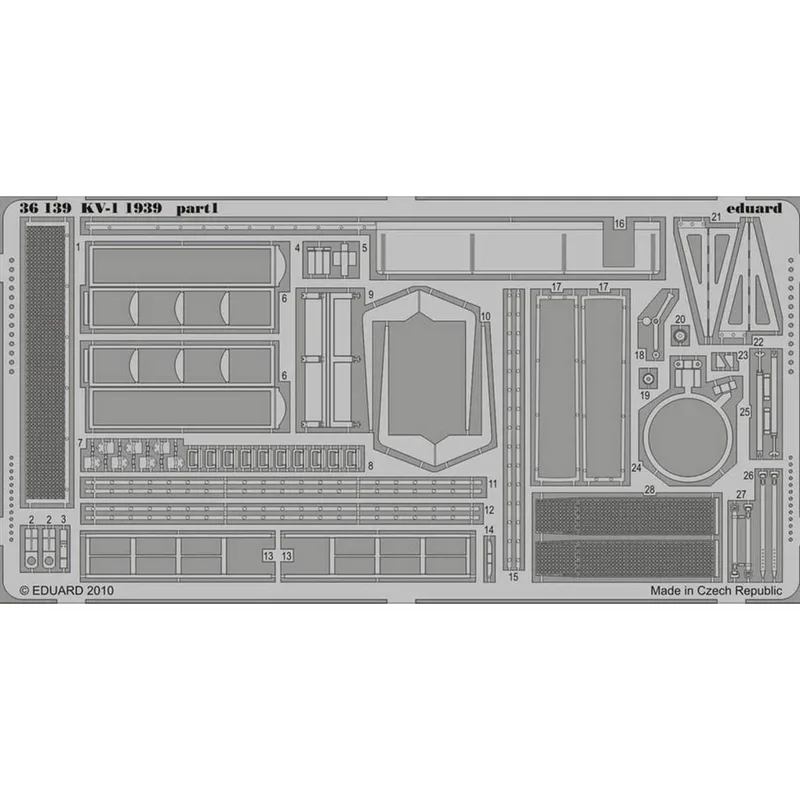36139 KV-1 1939 - FOR TRU- STD.PHOTO ETCHED SETS
