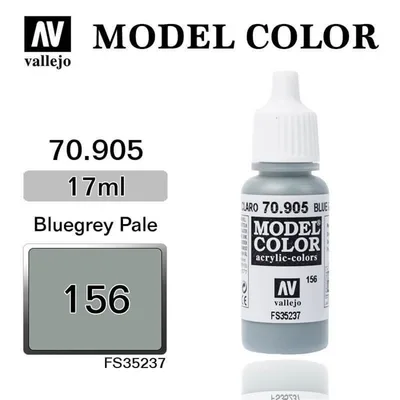 Vallejo 70905 17 ml. (156) Blue Grey Pale-Matt, Model Color Serisi Model Boyası